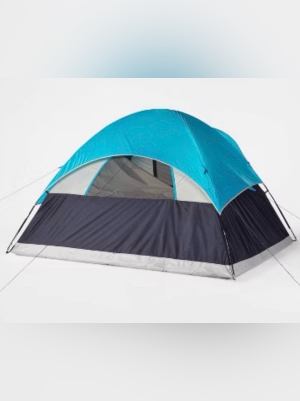 4 Person Dome Tent in Teal and Navy Embark